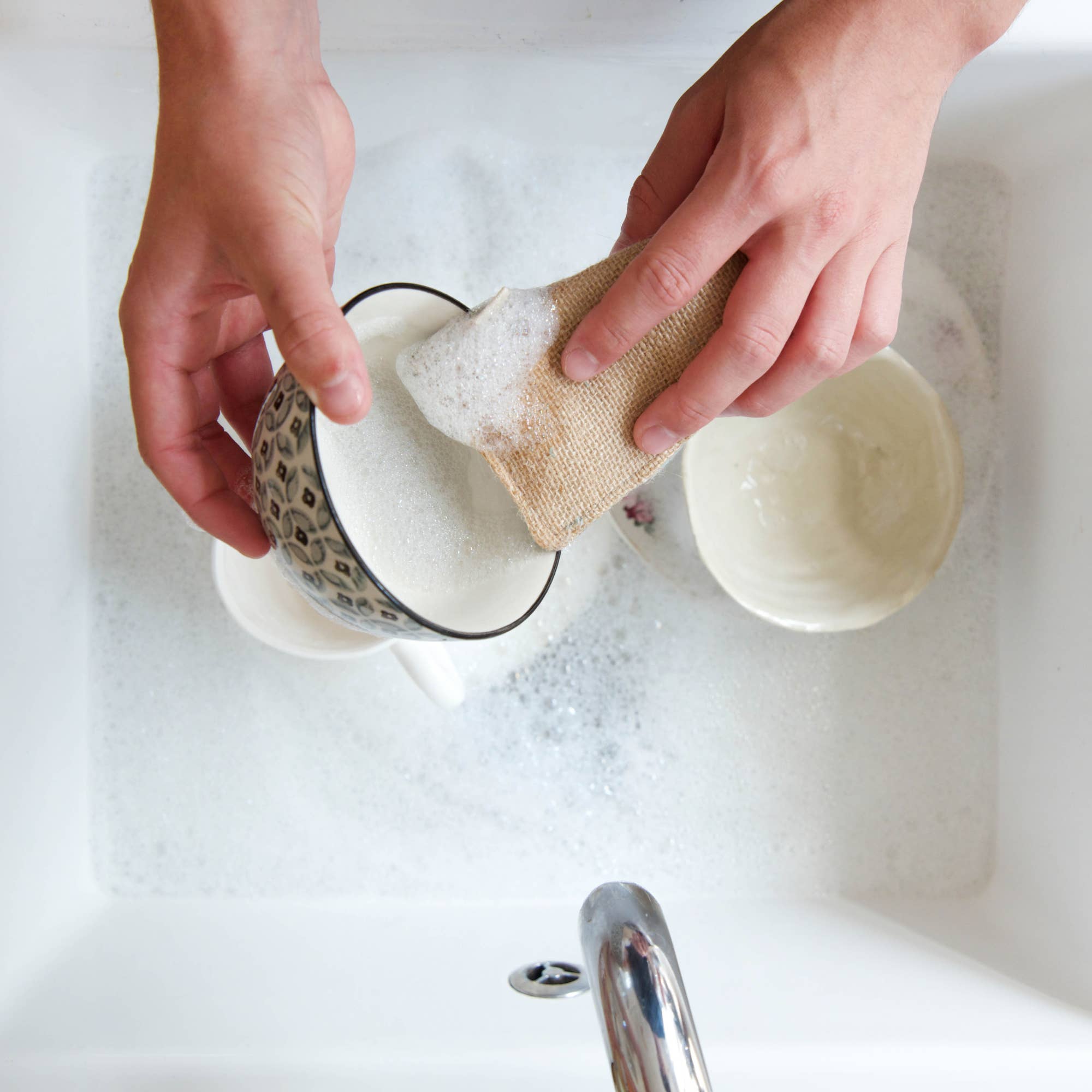 Éponge lavable en coton biologique – Image 3