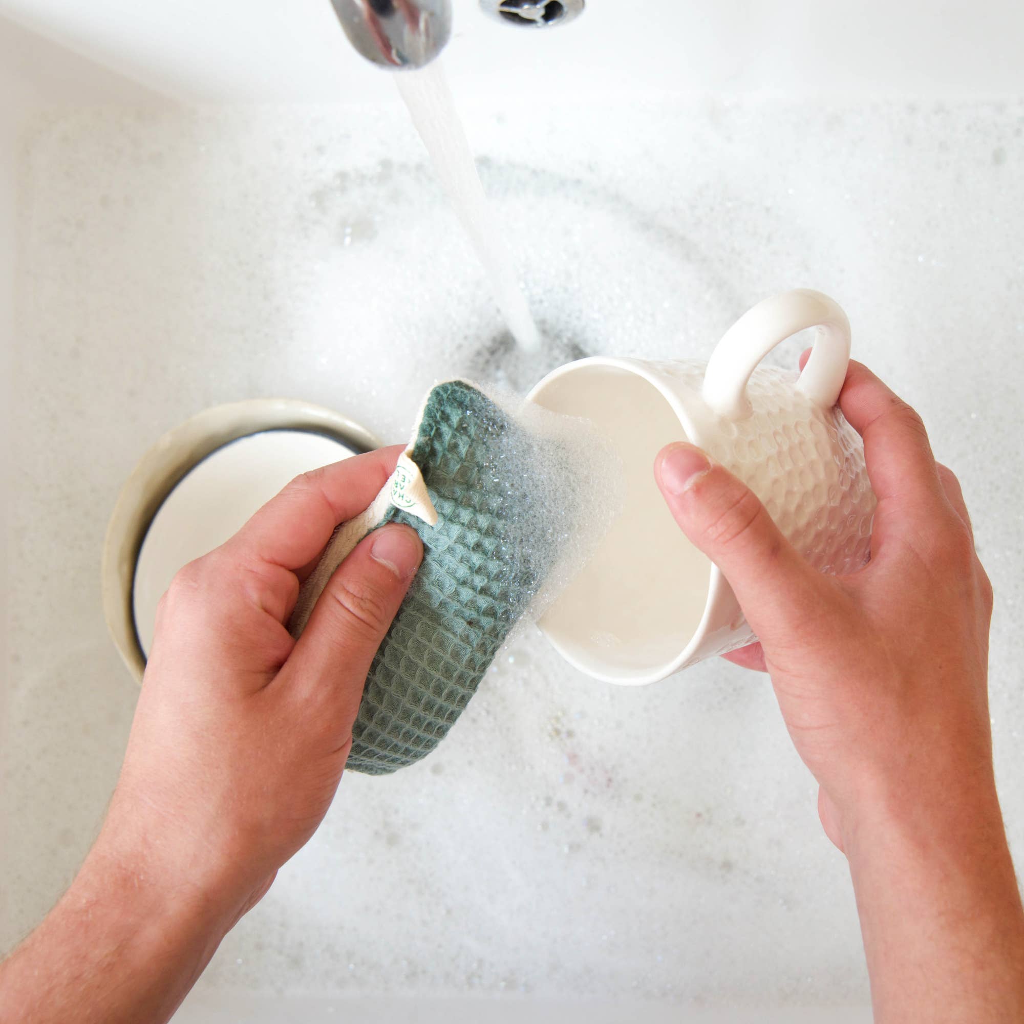 Éponge lavable en coton biologique – Image 5