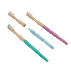 Brosse à dents en plastique recyclé | Tête amovible