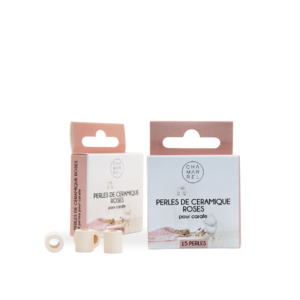 Perles de céramique Roses | Boîte de 15