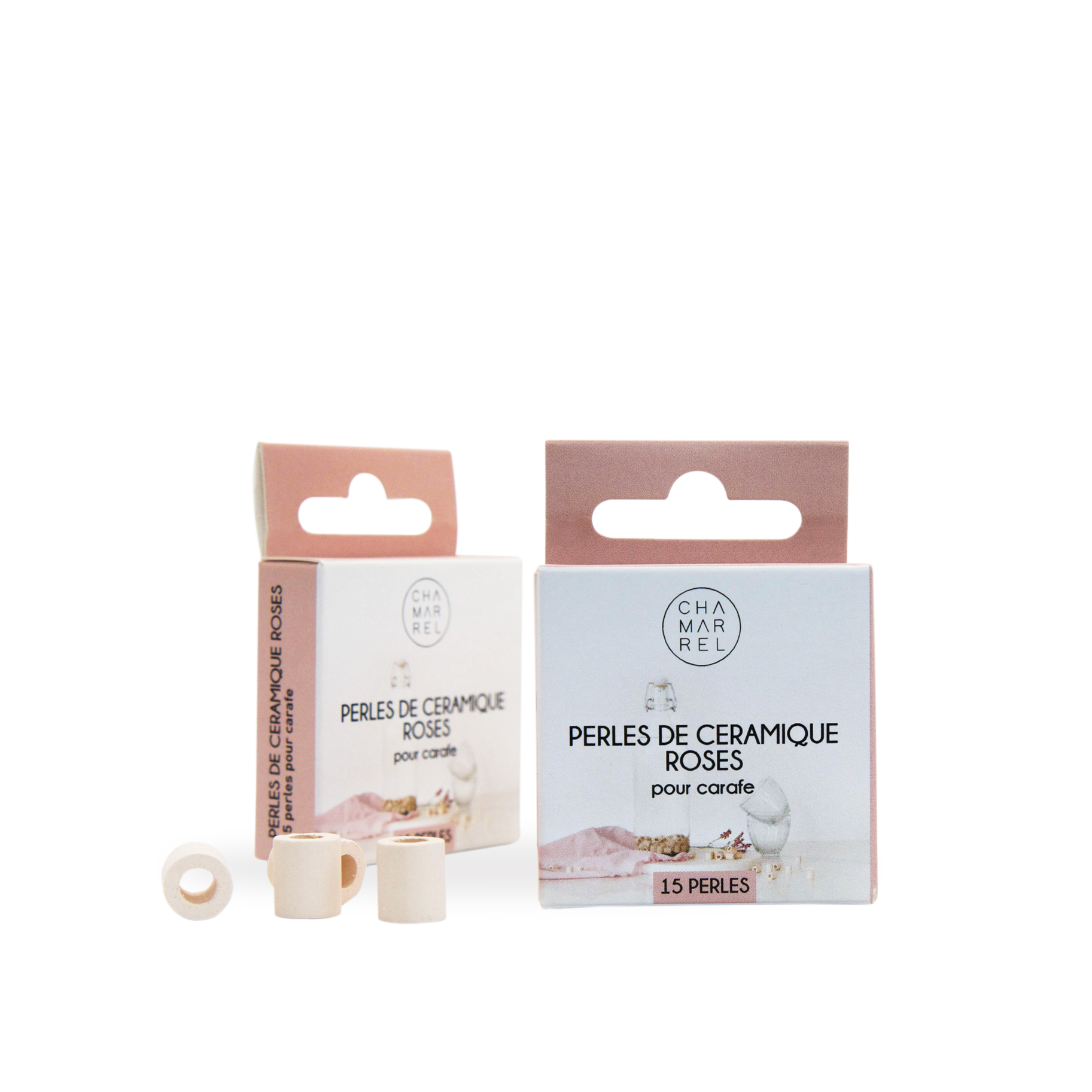 Perles de céramique Roses | Boîte de 15