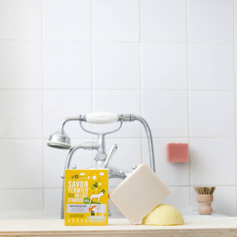 Savon lait d'ânesse Bio 40% - Boîte individuelle – Image 4